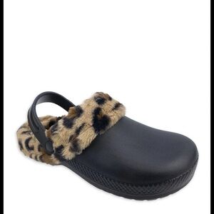 Secret Treasures Fur Lined EVA Clog Slipper Women's Size 8